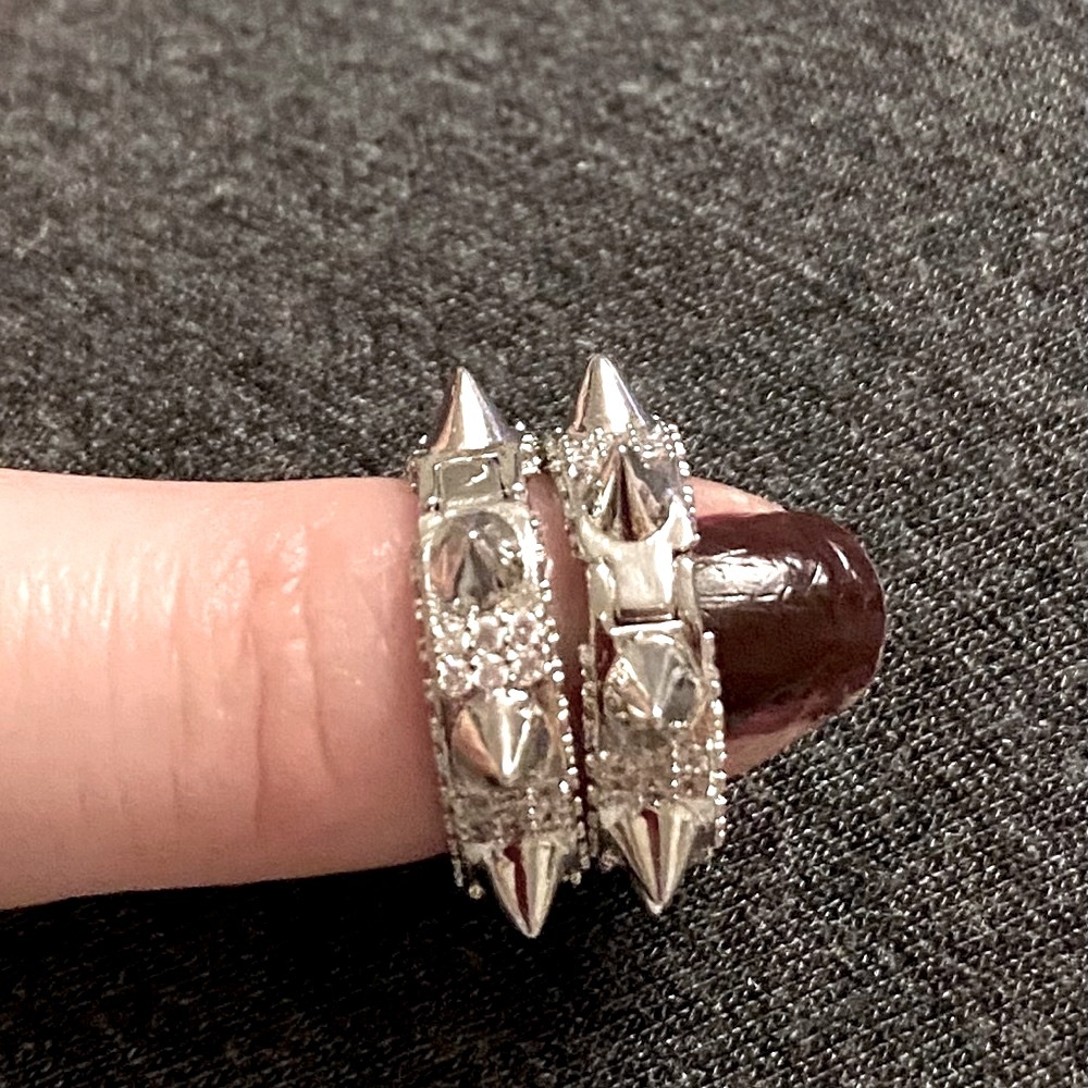 The Too Cool for School Sterling silver stud huggie earrings - Picture 10 of 11